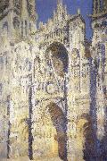 Claude Monet La Cathedrale de Rouen,Portrait et Tour d Albane oil painting reproduction